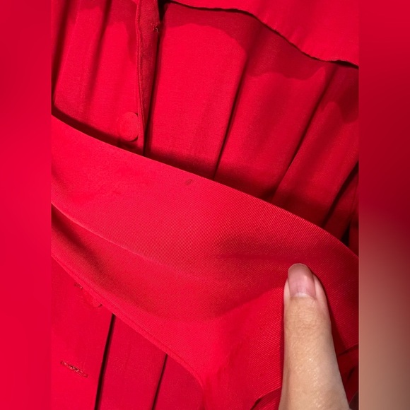 David Benjamin Collection Women’s Vintage Red Blazer Size 5/6 - Picture 8 of 12